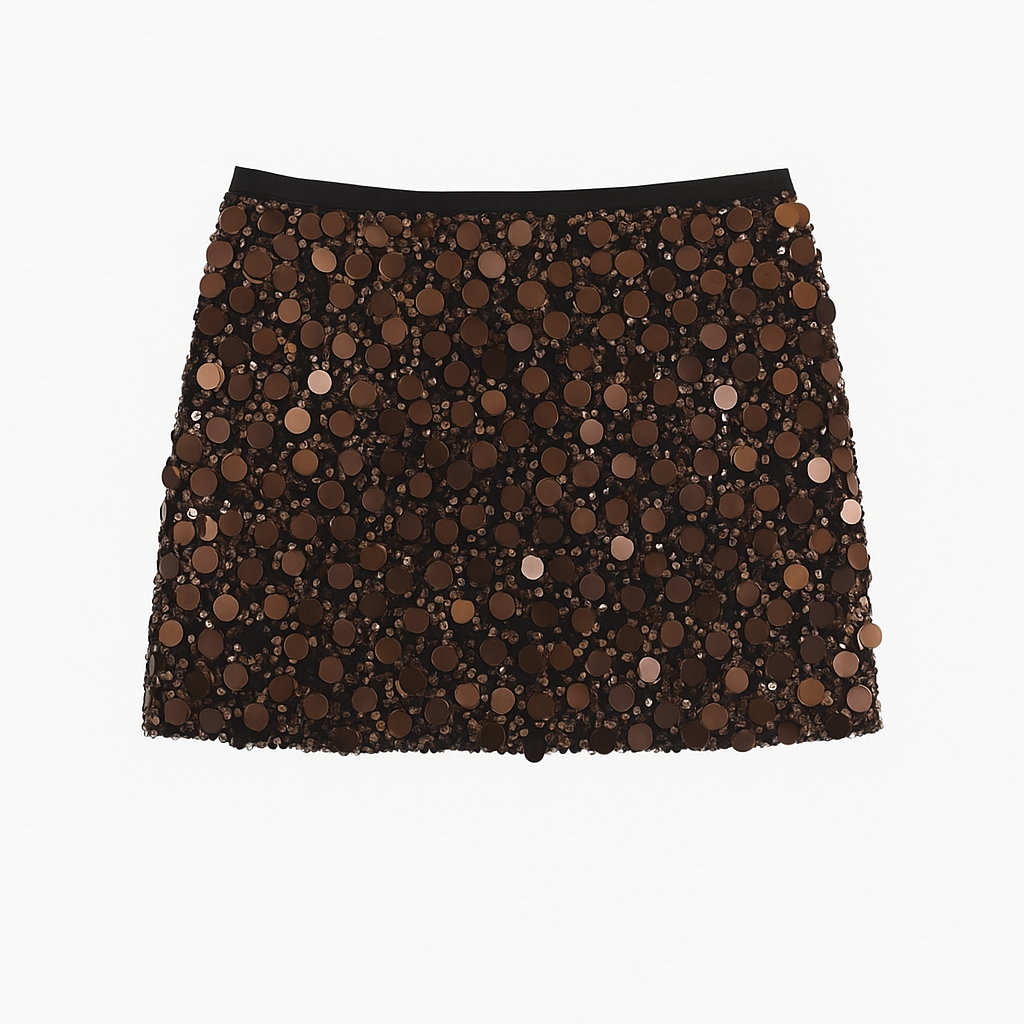 Sequin Mini Skirt