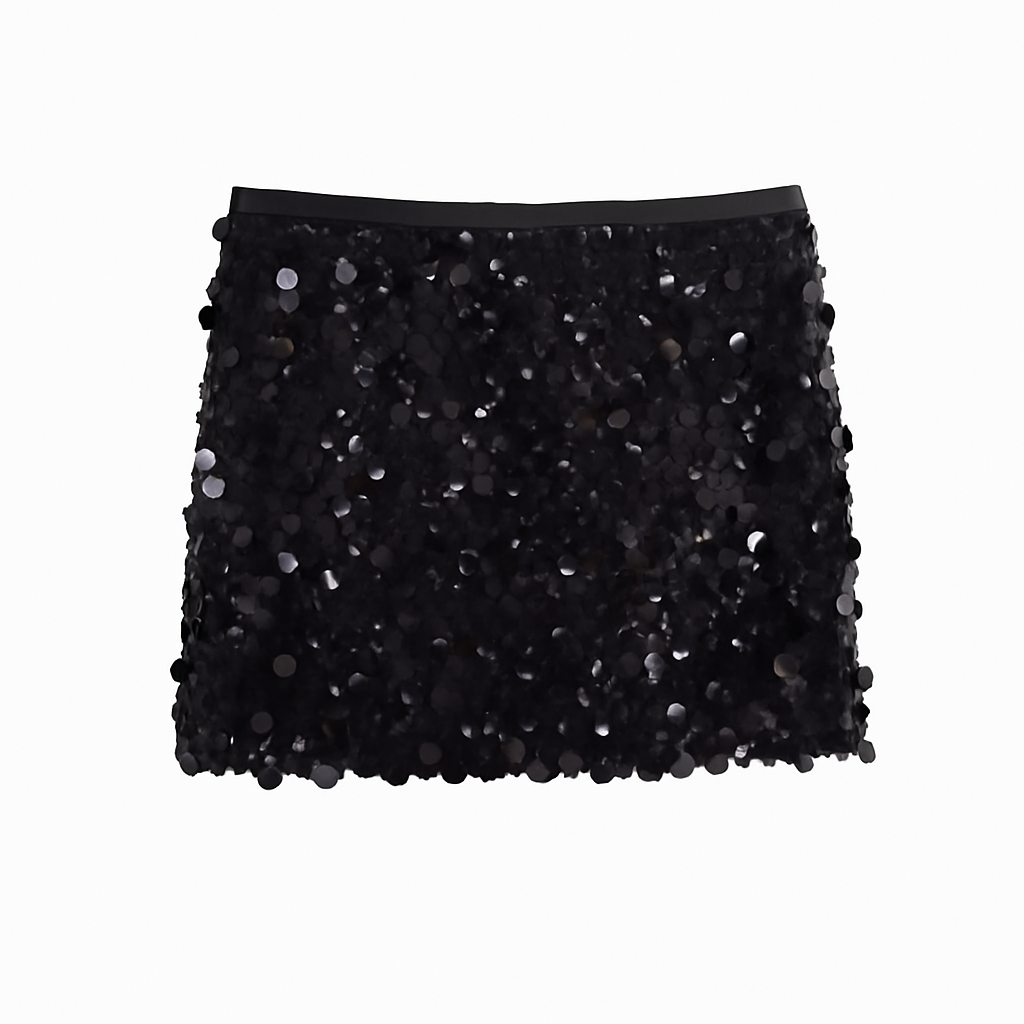Sequin Mini Skirt