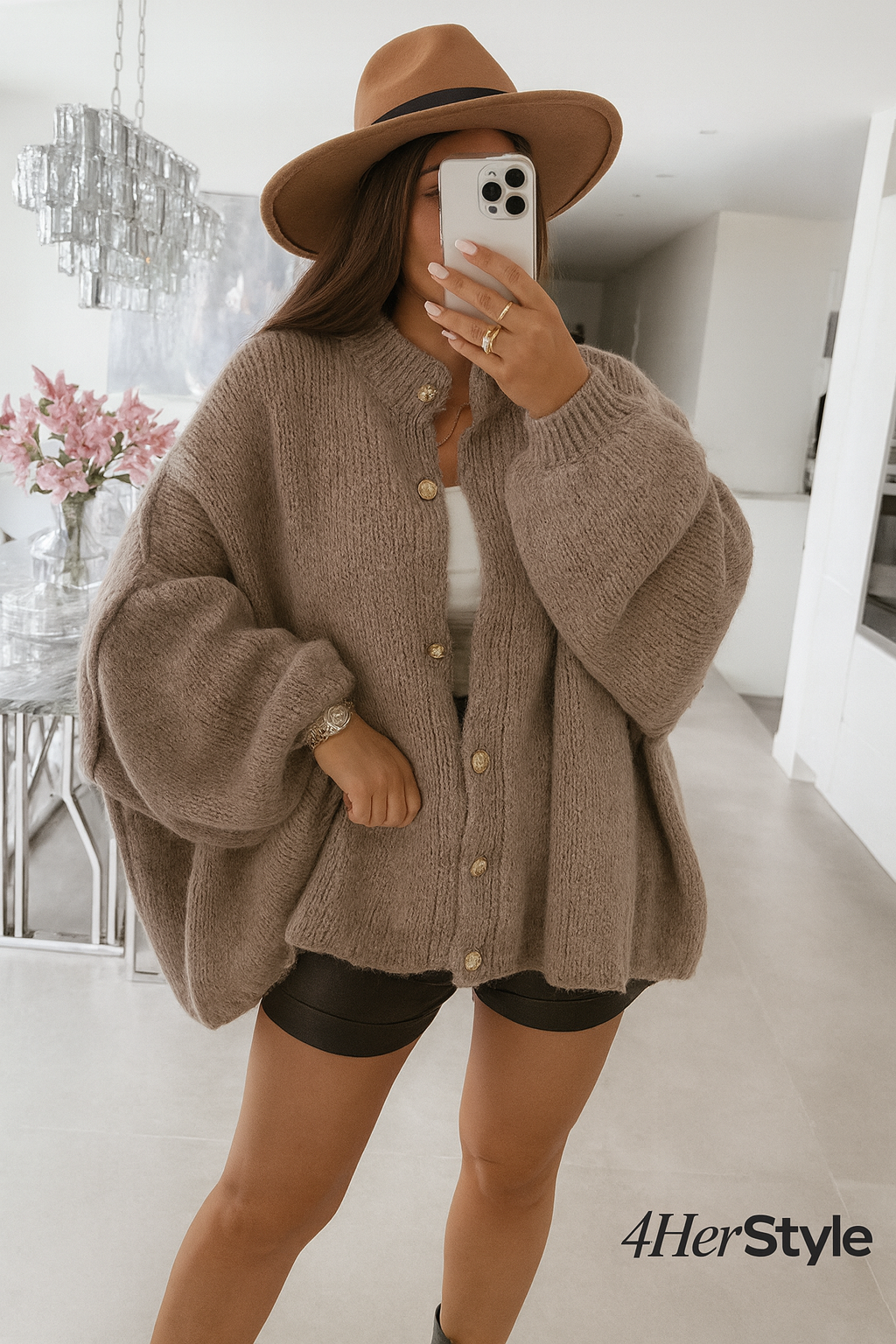 Oversized Knit Cardigan