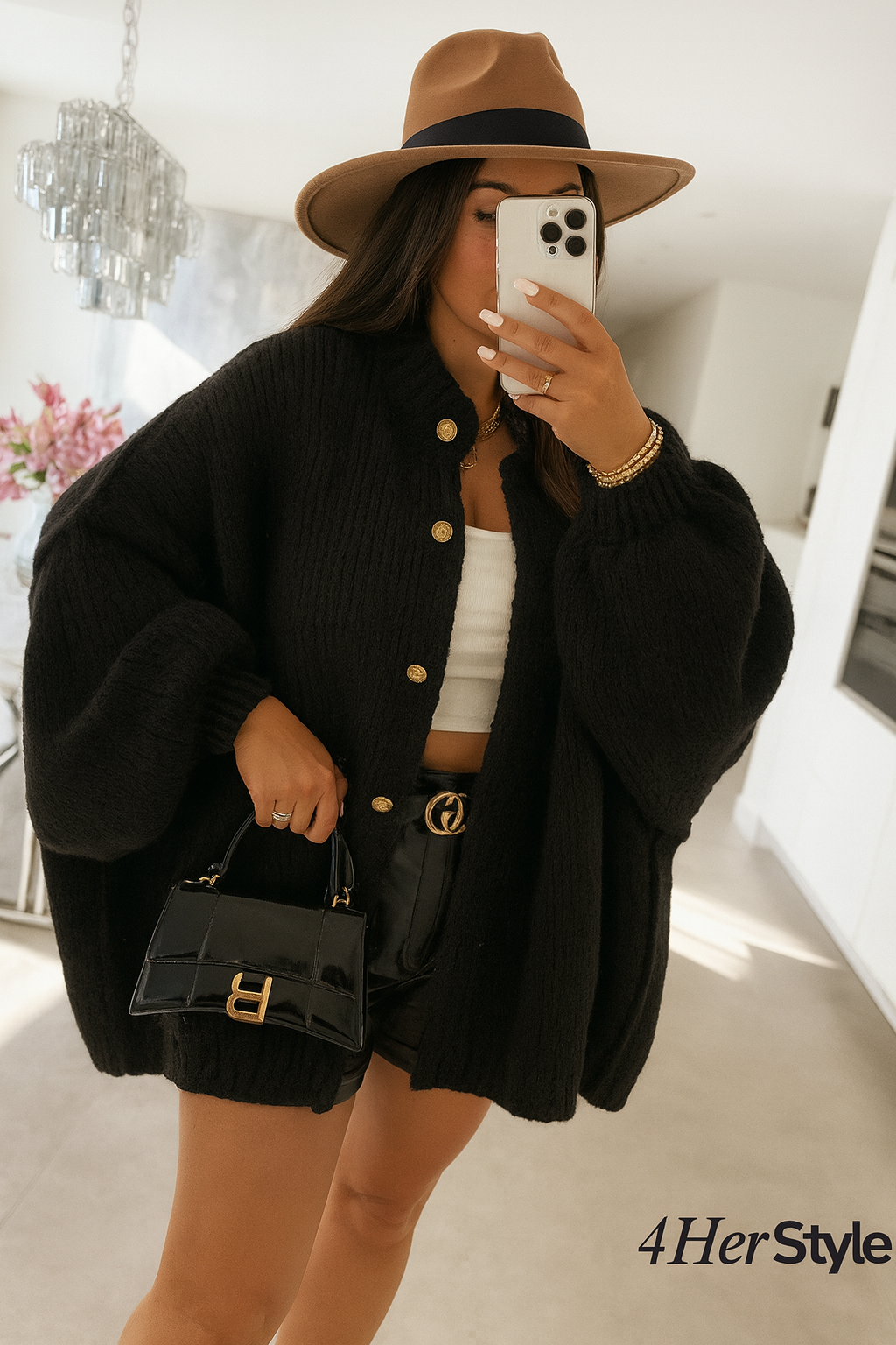 Oversized Knit Cardigan