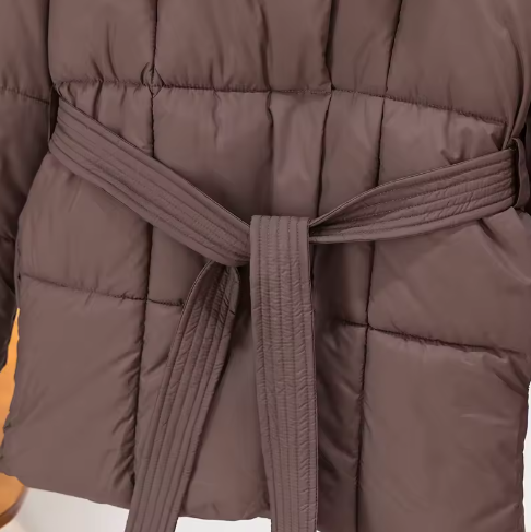 Belted Puffer Coat