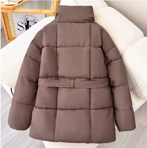 Belted Puffer Coat
