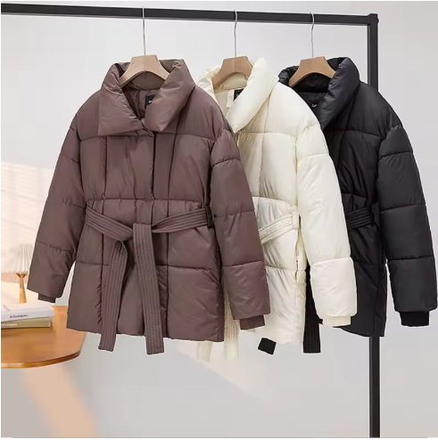 Belted Puffer Coat