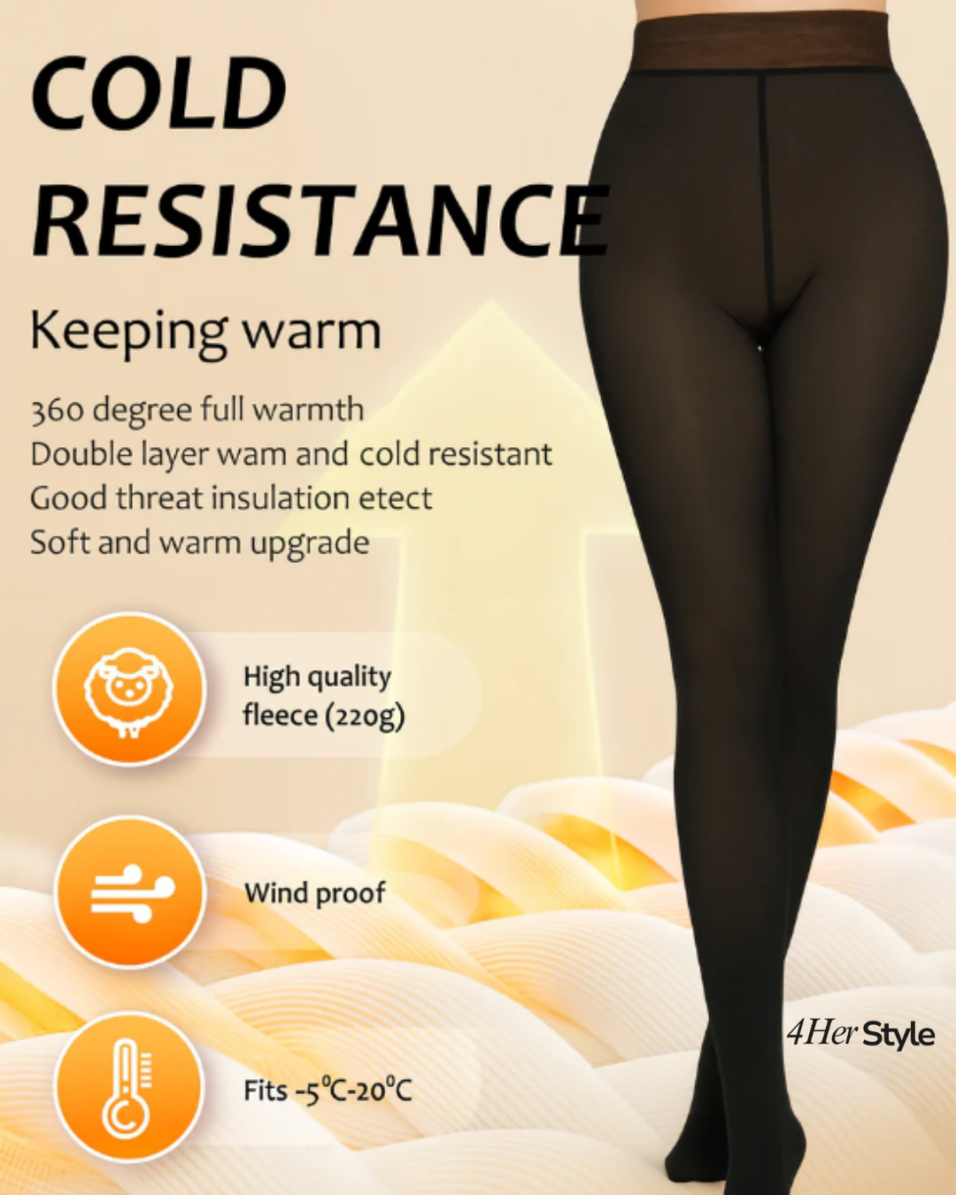 Fleece-Lined Tights