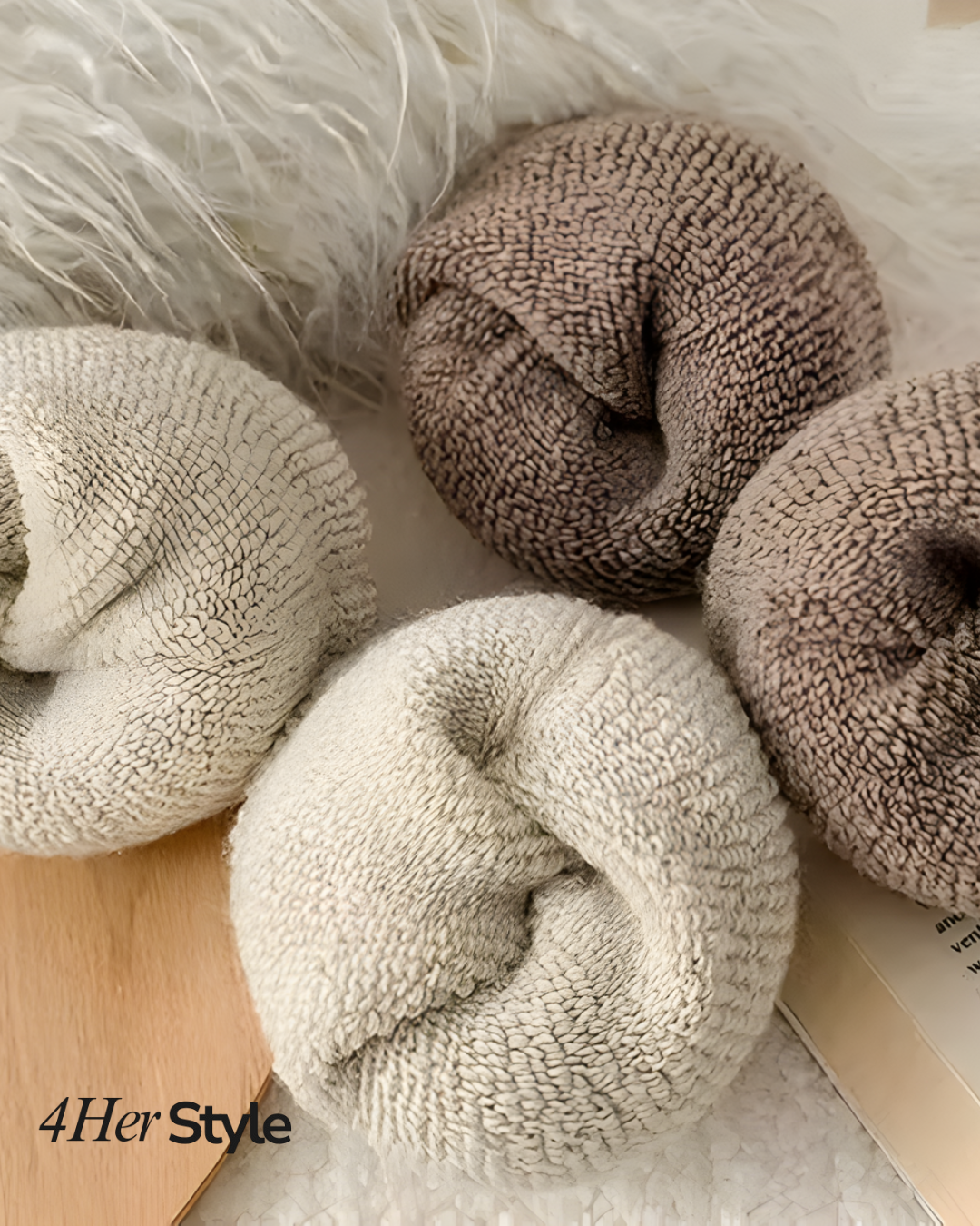 5 Pack - Neutral Crew Socks