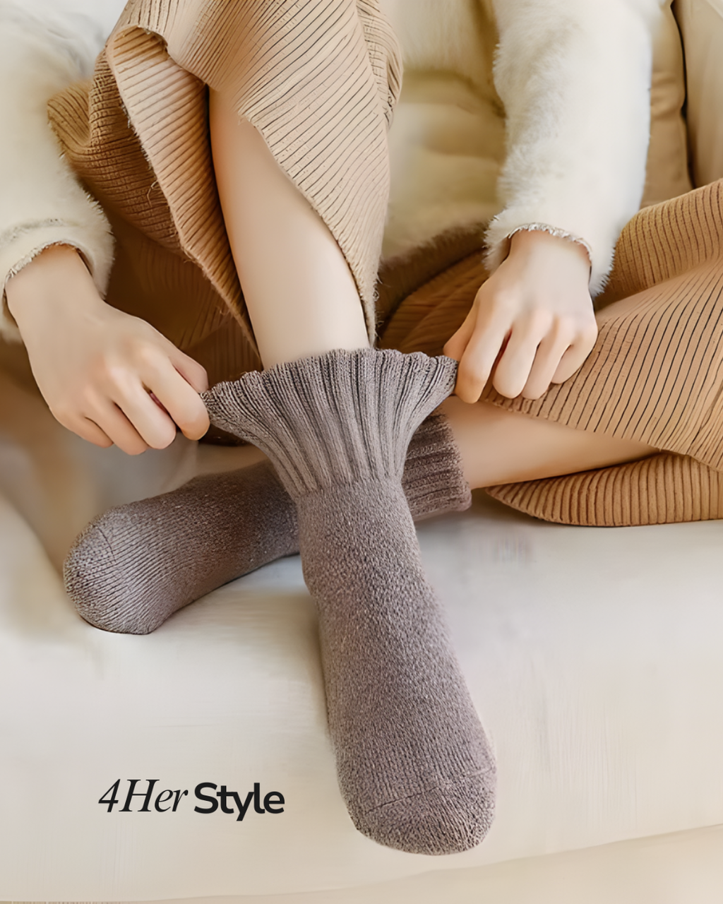 5 Pack - Neutral Crew Socks